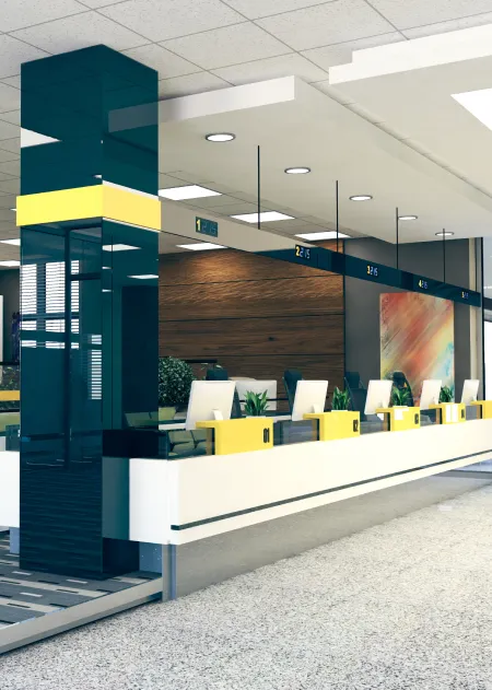 Edificações bancárias